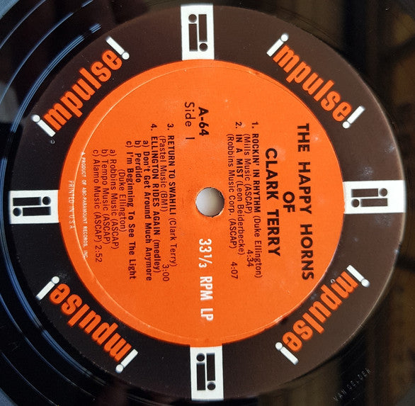 Clark Terry : The Happy Horns Of Clark Terry (LP, Album, Mono, Gat)