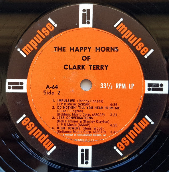 Clark Terry : The Happy Horns Of Clark Terry (LP, Album, Mono, Gat)