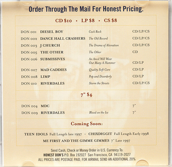 Various : Honest Don's Welcome Wagon (CD, Comp)