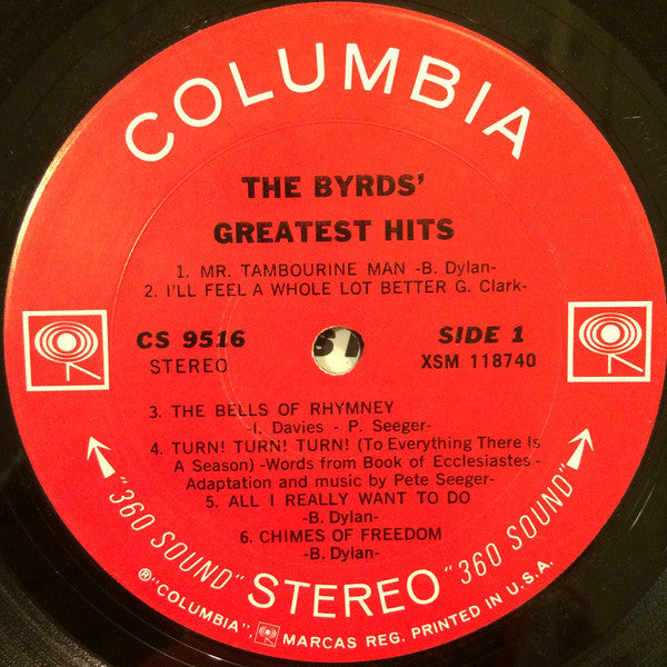 The Byrds : The Byrds' Greatest Hits (LP, Comp, Pit)