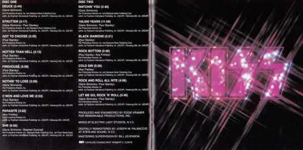 Kiss : Alive! (2xCD, Album, Club, RE, RM, BMG)