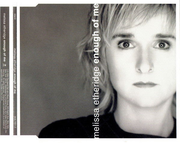 Melissa Etheridge : Enough Of Me (CD, Single, Promo)