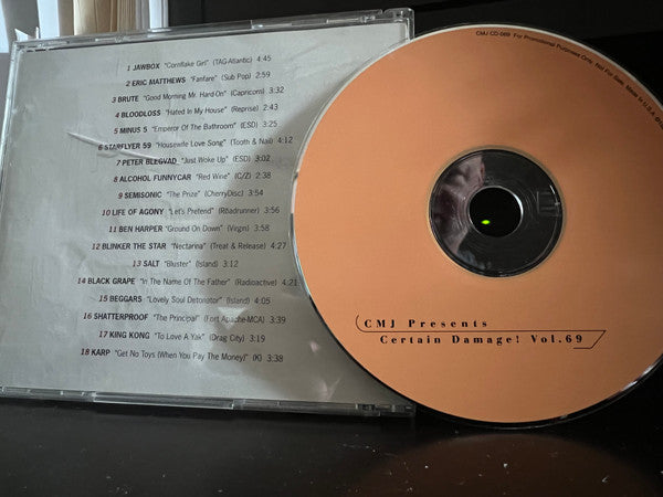 Various : CMJ Presents Certain Damage! - Volume 69 (CD, Comp, Promo)