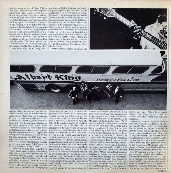 Albert King : Albert Live (2xLP, Album, Ind)