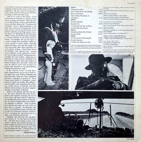 Albert King : Albert Live (2xLP, Album, Ind)
