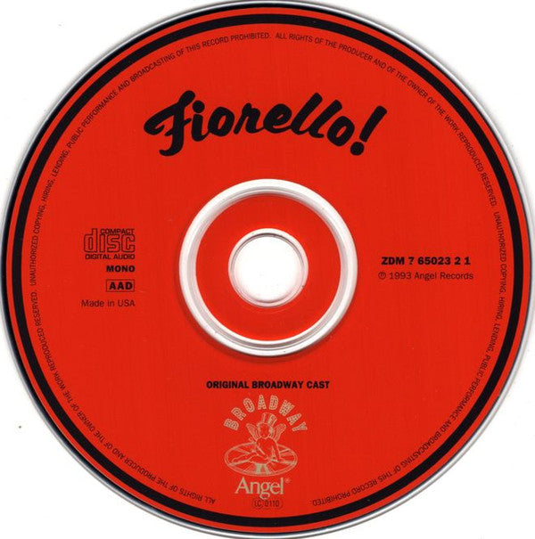 Jerry Bock, Sheldon Harnick : Fiorello! (Original Broadway Cast) (CD, Album, RE)