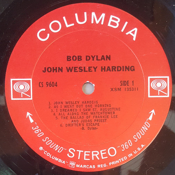 Bob Dylan : John Wesley Harding (LP, Album, Pit)