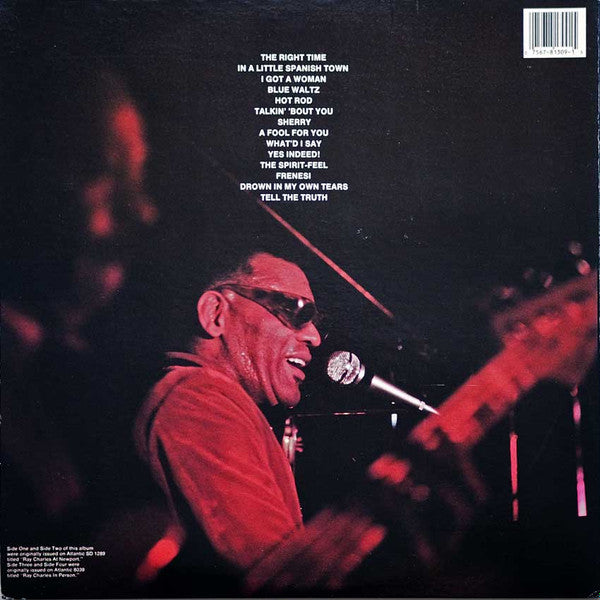 Ray Charles : Live (2xLP, Comp, Gat)
