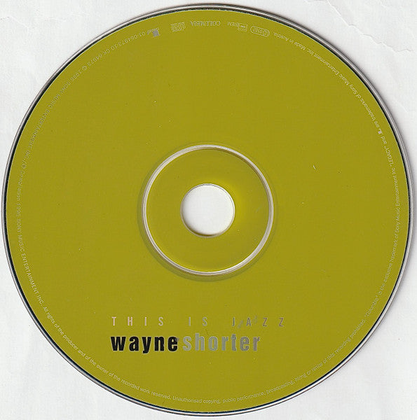 Wayne Shorter : This Is Jazz, Vol. 19 (CD, Comp)
