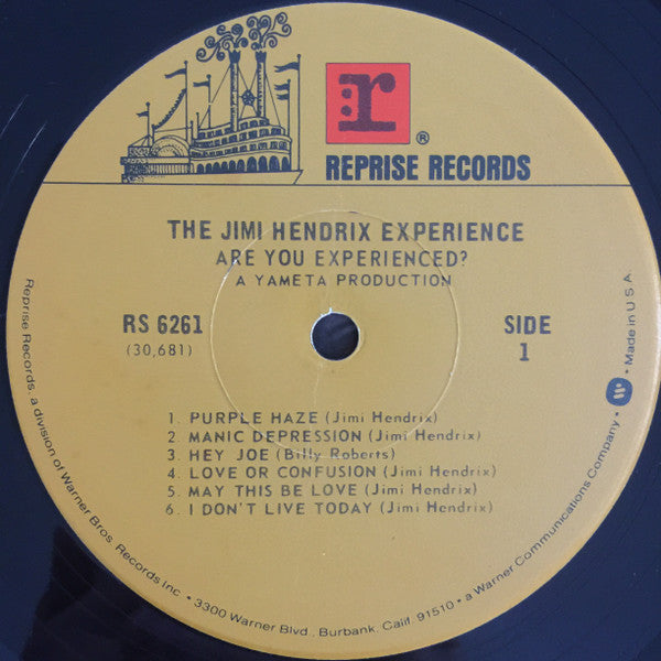 The Jimi Hendrix Experience : Are You Experienced? (LP, Album, RE, Jac)