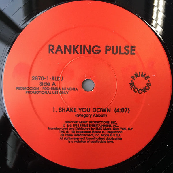 Ranking Pulse : Shake You Down (12", Single)