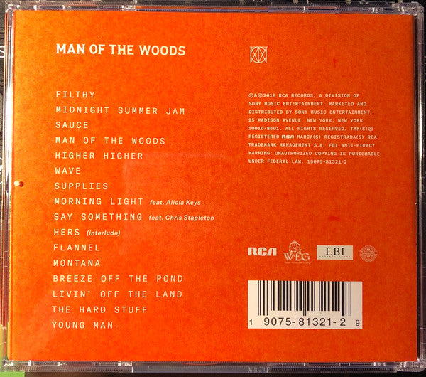 Justin Timberlake : Man Of The Woods (CD, Album)