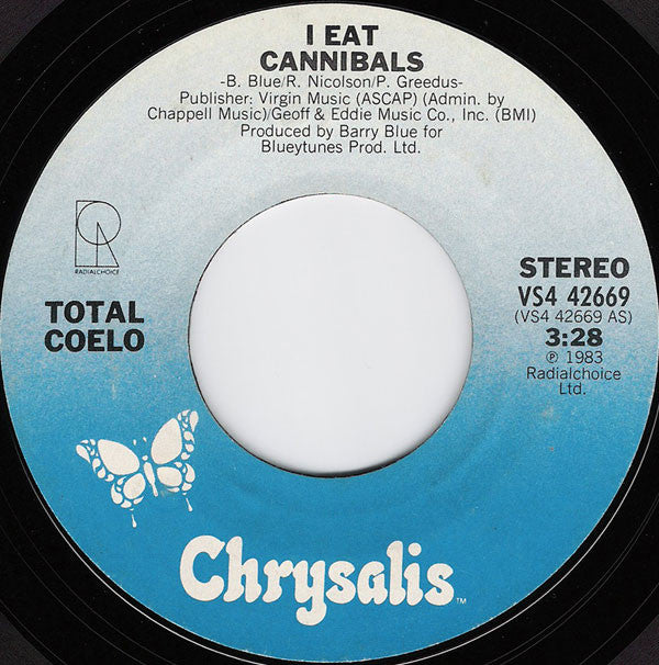 Total Coelo* : I Eat Cannibals (7", Single, Styrene)
