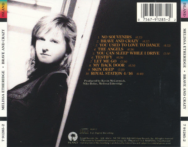 Melissa Etheridge : Brave And Crazy (CD, Album)