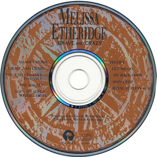 Melissa Etheridge : Brave And Crazy (CD, Album)