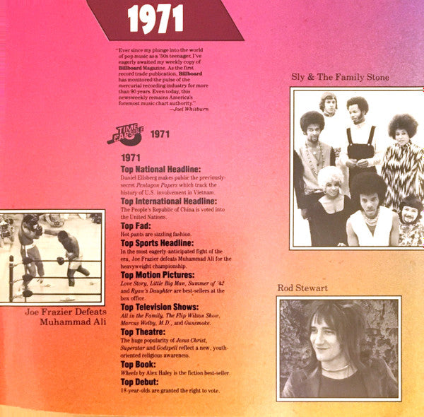 Various : Billboard Top Rock'N'Roll Hits - 1971 (CD, Comp, RP)