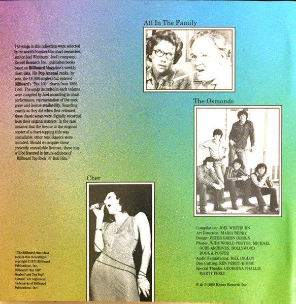 Various : Billboard Top Rock'N'Roll Hits - 1971 (CD, Comp, RP)