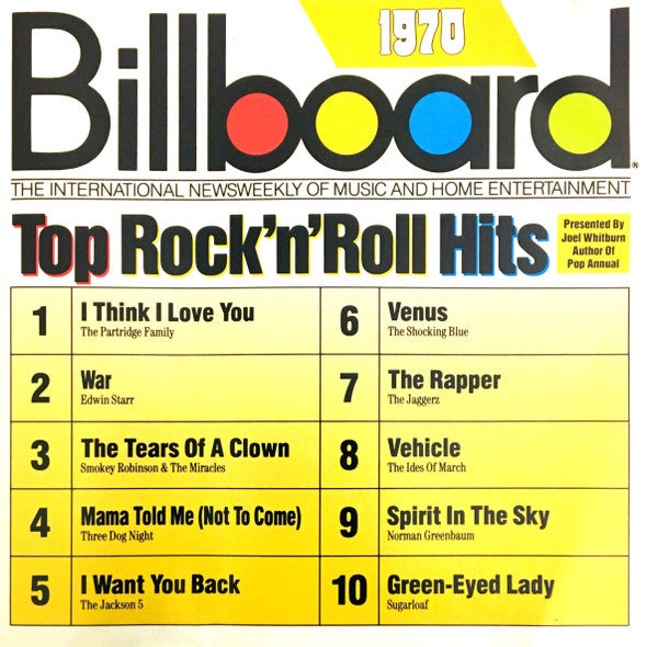 Various : Billboard Top Rock'n'Roll Hits - 1970 (CD, Comp, RM, RP)