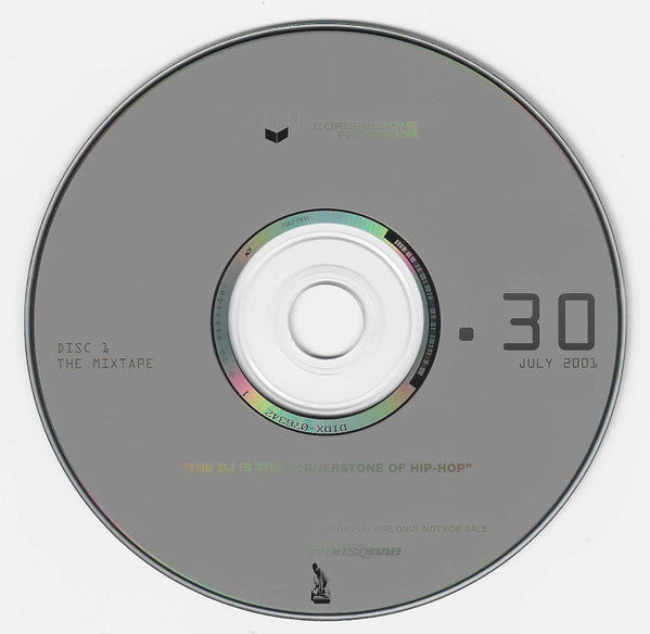 DJ Law (4), Big B (5), Tone Pesci, Various : Cornerstone Mixtape - July 2001 #30 (CD, Mixed, Mixtape, Promo + CD, Comp, Enh, Promo)