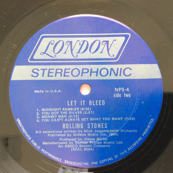 The Rolling Stones : Let It Bleed (LP, Album)