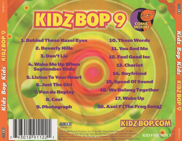 Kidz Bop Kids : Kidz Bop 9 (CD)
