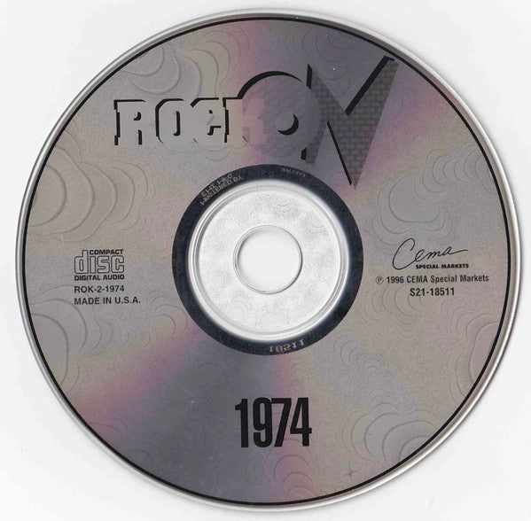 Various : Rock On 1974 (CD, Comp)