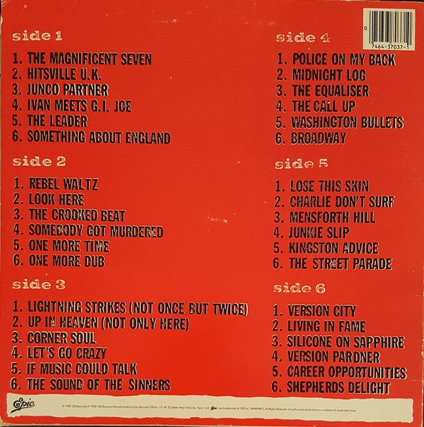 The Clash : Sandinista! (3xLP, Album, Ter)
