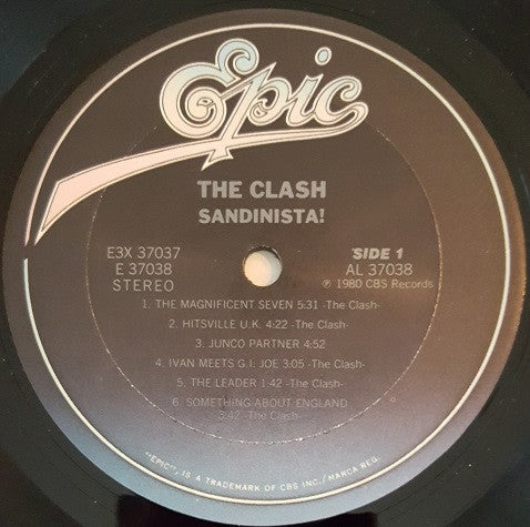 The Clash : Sandinista! (3xLP, Album, Ter)