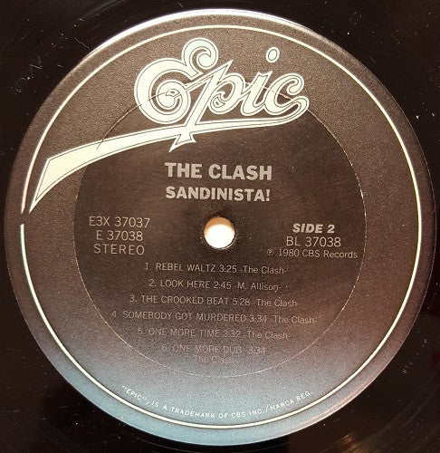 The Clash : Sandinista! (3xLP, Album, Ter)