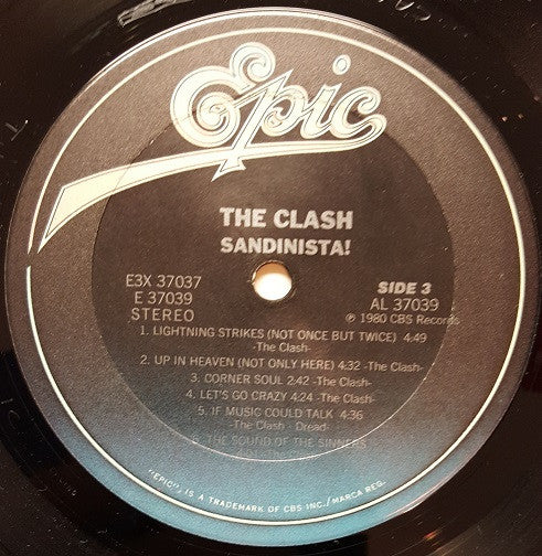 The Clash : Sandinista! (3xLP, Album, Ter)