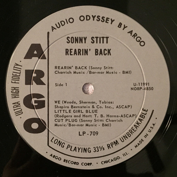 Sonny Stitt : Rearin' Back (LP, Album)