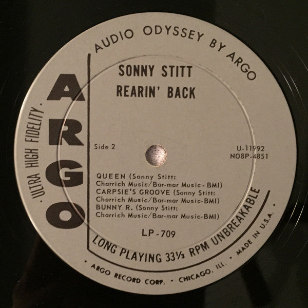 Sonny Stitt : Rearin' Back (LP, Album)