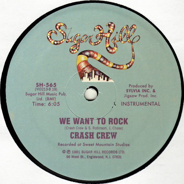 The Crash Crew : We Want To Rock (12", RE)