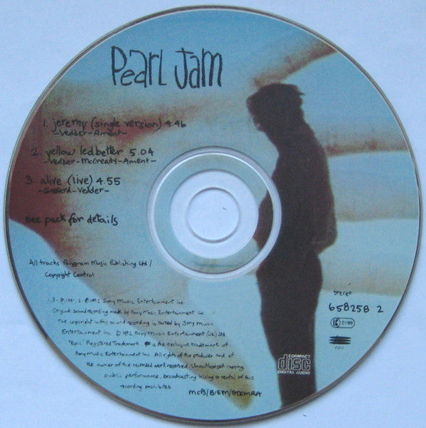 Pearl Jam : Jeremy (CD, Single)