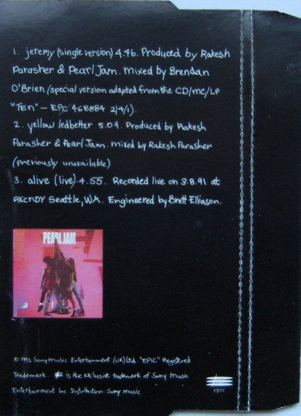 Pearl Jam : Jeremy (CD, Single)