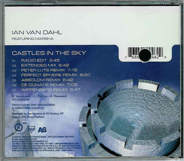 Ian Van Dahl Featuring Marsha : Castles In The Sky (CD, Maxi)