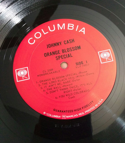 Johnny Cash : Orange Blossom Special (LP, Album, Mono, Pit)