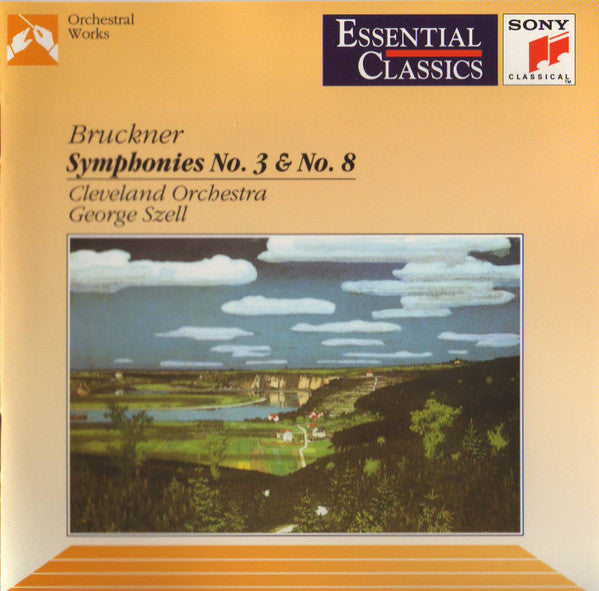 Anton Bruckner, The Cleveland Orchestra, George Szell : Symphonies No. 3 & No. 8 (2xCD, Comp, RM)