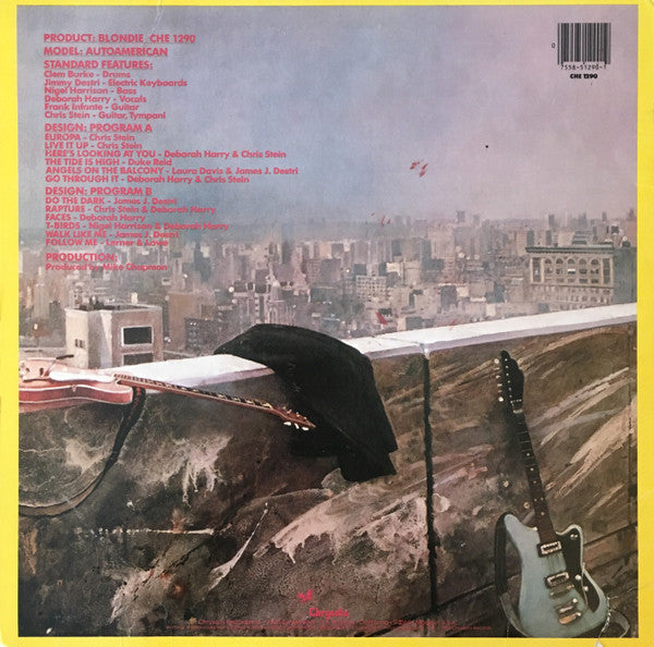 Blondie : AutoAmerican (LP, Album, Ter)