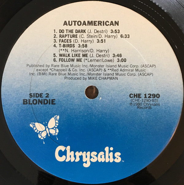 Blondie : AutoAmerican (LP, Album, Ter)