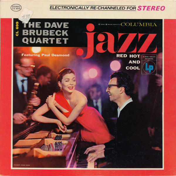 The Dave Brubeck Quartet : Jazz: Red Hot And Cool (LP, Album, RE)