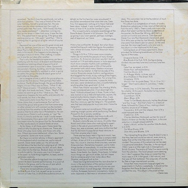 Dave Brubeck : Adventures In Time (2xLP, Comp)