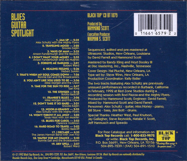 Various : Blues Guitar Spotlight (CD, Comp)