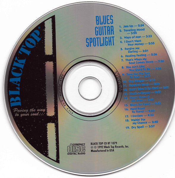 Various : Blues Guitar Spotlight (CD, Comp)