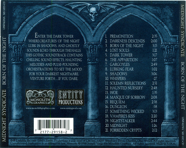 Midnight Syndicate : Born Of The Night (CD, Album)