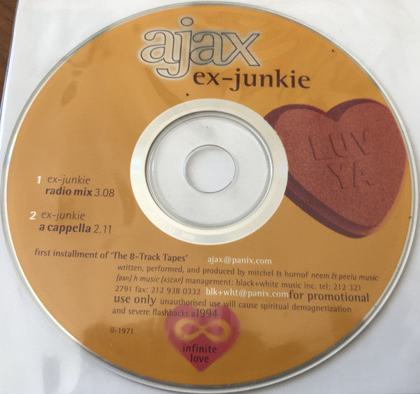 Ajax (2) : Ex-Junkie (CD, Single, Promo)