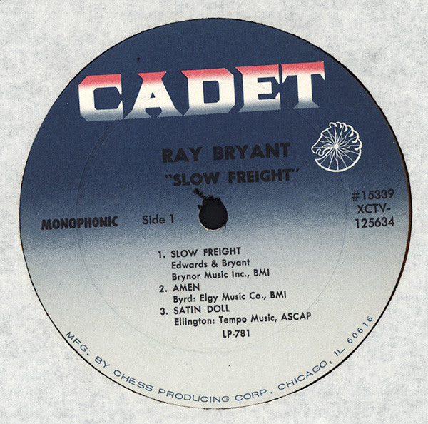 Ray Bryant : Slow Freight (LP, Album, Mono)
