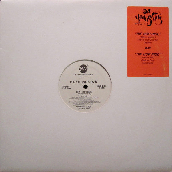 Da Youngsta's : Hip Hop Ride (12", Promo)