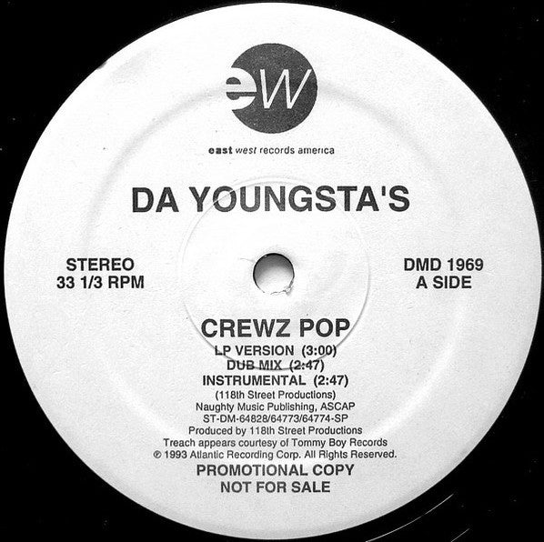Da Youngsta's : Crewz Pop / Who's The Mic Wrecka (12", Promo)