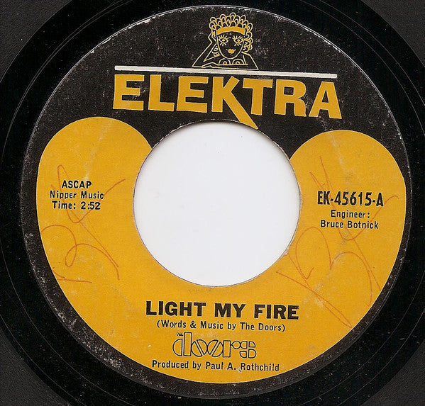 The Doors : Light My Fire (7", Styrene)